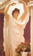 Frederic,lord leighton,p.r.a.,r.w.s English: Invocation Sweden oil painting artist